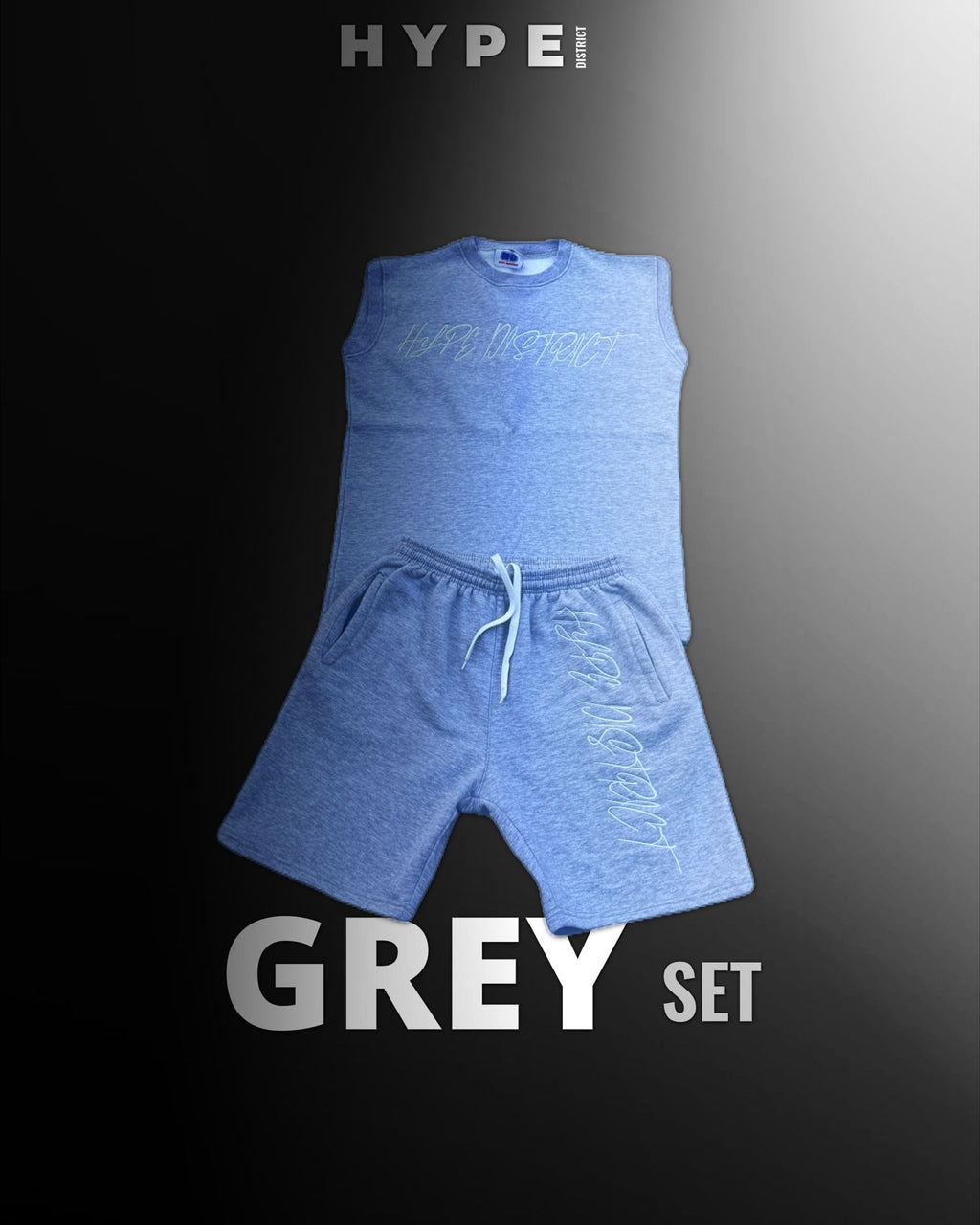 Logo Embroidery grey set