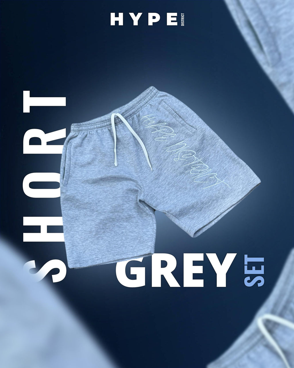 Logo Embroidery grey set